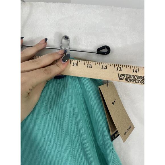 Nike Golf Skort XS Dri-Fit ADV High Waisted Media Pocket Aqua Green NWT - Picture 3 of 5